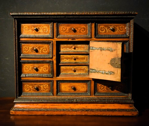 XVIe siècle et avant - Cabinet marqueté - Vérone, Renaissance Italienne fin du 16e siècle